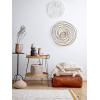 imageCreative CoOp Handmade White Coral Shaped Paper ampamp Metal Wall Dcor Set of 3 Sizes