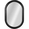 imageCreative CoOp Mango Wood Framed Wall Mirror Black