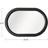 imageCreative CoOp Mango Wood Framed Wall Mirror Black