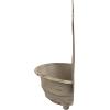imageCreative CoOp Metal WallMounted Planter with Distressed Finish GreenDistressed Cream