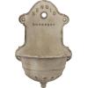 imageCreative CoOp Metal WallMounted Planter with Distressed Finish GreenDistressed Cream