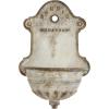 imageCreative CoOp Metal WallMounted Planter with Distressed Finish GreenDistressed Cream