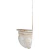 imageCreative CoOp Metal WallMounted Planter with Distressed Finish GreenWhite