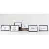 imageCreative CoOp Metal and Glass Table Frames with Inspirational Quotes Grey Set of 6