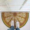 imageCreative CoOp Natural Coir Lemon Slice Shaped Doormat Multicolor