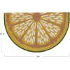 imageCreative CoOp Natural Coir Lemon Slice Shaped Doormat Multicolor