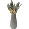 imageCreative CoOp Paulownia Wood Grey Wash Vase