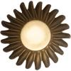 imageCreative CoOp Pleated Metal Vase Antique Brass FinishBrass
