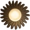 imageCreative CoOp Pleated Metal Vase Antique Brass FinishBrass