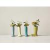 imageCreative CoOp Small Stoneware Boot Vases with Distressed Finishes Set of 4 Colors