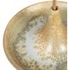 imageCreative CoOp Stoneware Bird Feeder with Jute Hanger Tan