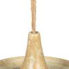 imageCreative CoOp Stoneware Bird Feeder with Jute Hanger Tan
