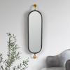 imageCreative CoOp Swivel Wall Mount Metal Mirror with Brackets