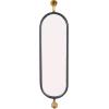 imageCreative CoOp Swivel Wall Mount Metal Mirror with Brackets