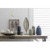 imageCreative CoOp White Stoneware Vases with Textured Black Polka Dots Set of 3 SizesWhite