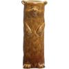 imageCreative CoOp 7 Inches Stoneware Bear Reactive Crackle Glaze Brown Vase