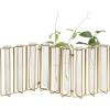 imageCreative CoOp 9 Test Tube Vases in a Single Gold Metal Stand
