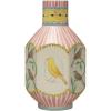 imageCreative CoOp Ceramic Vase with Painted Bird Designs Multicolor