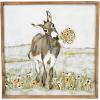 imageCreative CoOp Donkey Wall Dcor in Wood Frame