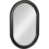 imageCreative CoOp Mango Wood Framed Wall Mirror Black