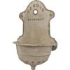 imageCreative CoOp Metal WallMounted Planter with Distressed Finish GreenDistressed Cream