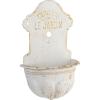 imageCreative CoOp Metal WallMounted Planter with Distressed Finish GreenWhite