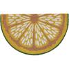 imageCreative CoOp Natural Coir Lemon Slice Shaped Doormat Multicolor