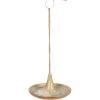 imageCreative CoOp Stoneware Bird Feeder with Jute Hanger Tan