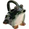 imageCreative CoOp Stoneware Frog Watering Green Pitcher