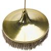 imageCreative CoOp Boho 2Tier Metal Chandelier with Fringe Taupe