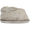imageCreative CoOp Cement Rabbit Planter with Saucer Set of 2 Pieces