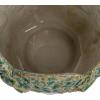 imageCreative CoOp Embossed Stoneware Cabbage Planter with Reactive Glaze Green