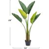 imageCreative CoOp Faux Banana Tree in Plastic Pot Green