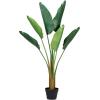 imageCreative CoOp Faux Banana Tree in Plastic Pot Green