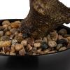 imageCreative CoOp Faux Bonsai Tree in Plastic Pot with Pebbles Green