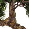 imageCreative CoOp Faux Bonsai Tree in Plastic Pot with Pebbles Green