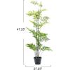 imageCreative CoOp Faux Fern Tree in Plastic Pot Green