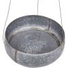 imageCreative CoOp Grey ampamp Gold Hanging Iron Planter1125 Round