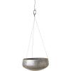 imageCreative CoOp Grey ampamp Gold Hanging Iron Planter1125 Round