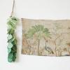 imageCreative CoOp HandPainted Paper Mache Eucalyptus Bunch Wall Hanging Green