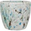 imageCreative CoOp Large TerraCotta Planter with Crackle Glaze Blue