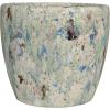 imageCreative CoOp Large TerraCotta Planter with Crackle Glaze Blue