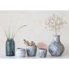 imageCreative CoOp Large TerraCotta Planter with Crackle Glaze Blue