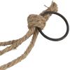 imageCreative CoOp Medium White Stoneware Hanging Planter with Jute RopeMedium