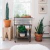 imageCreative CoOp Metal BucketPlanter on Stand with Casters