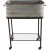 imageCreative CoOp Metal BucketPlanter on Stand with Casters