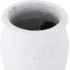 imageCreative CoOp Round TerraCotta Crock with Distressed Volcano Glaze White
