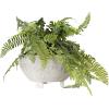 imageSmall Distressed Cream Footed Terracotta Planter with Fluted Texture