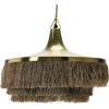 imageCreative CoOp Boho 2Tier Metal Chandelier with Fringe Taupe