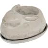 imageCreative CoOp Cement Rabbit Planter with Saucer Set of 2 Pieces